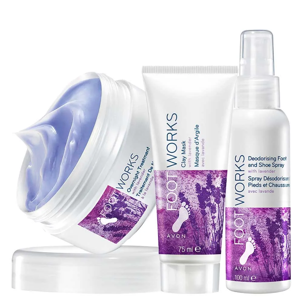 Footworks Lavender Trio