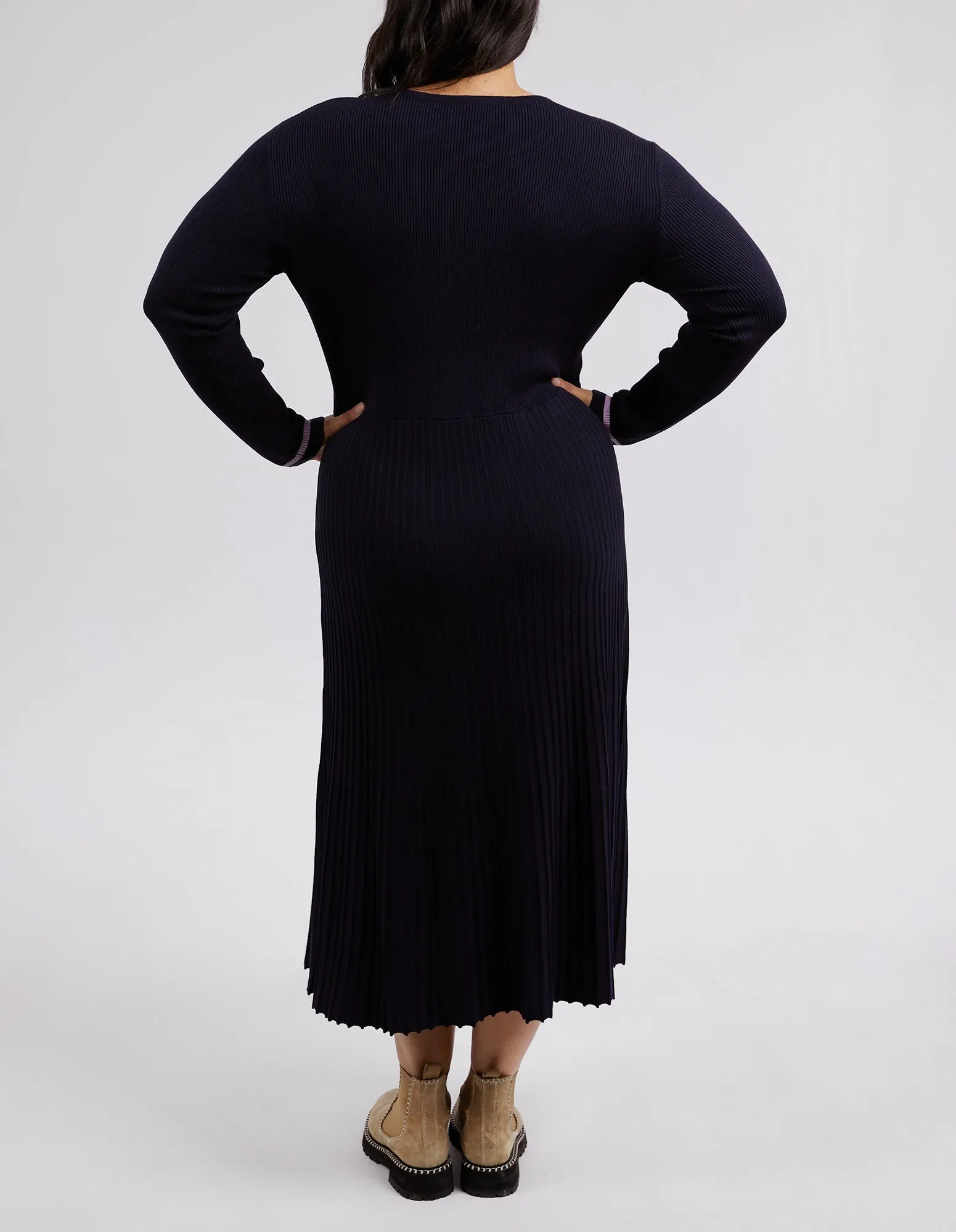 Tammy Knit Dress Dark Sapphire